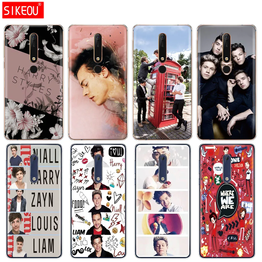 Силиконовый чехол для телефона Nokia 5 3 6 7 PLUS 8 9 /Nokia 1 2018 One Direction Гарри стили|Бамперы| |
