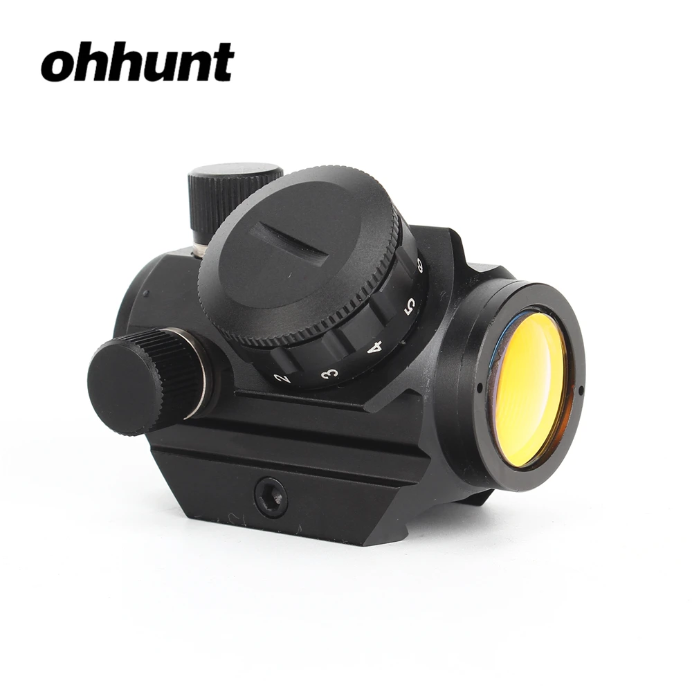 Ohhunt низкая мощность компактный 1X21 3 MOA Red Dot прицел направляющая для оптического прицела ружья тактическая винтовка для охоты оптические прицелы охотничья оптика