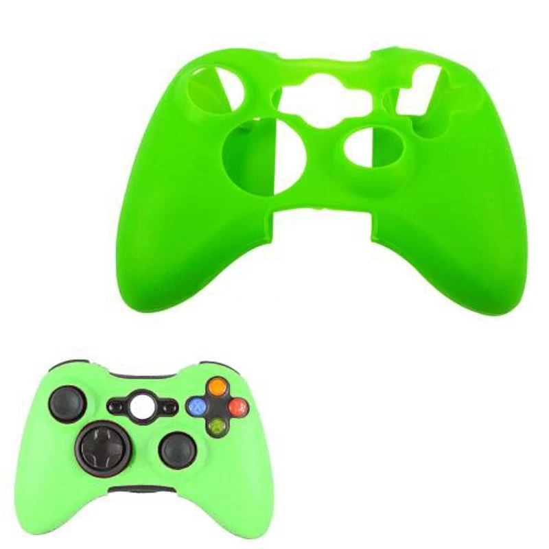 2pcs/lot Multi Colors Silicone Cover Case SKin Protective Protection Sleeve for Xbox 360 Game Controller Light Durable | Электроника