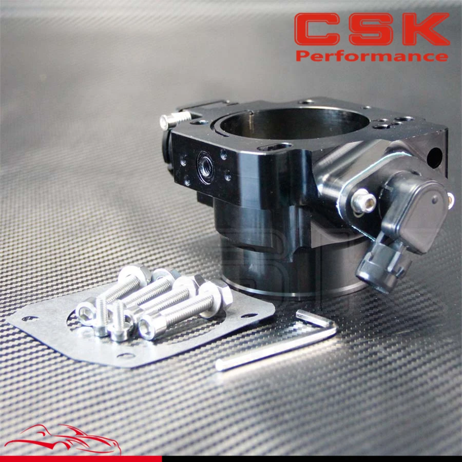 Обновленный корпус дроссельной заслонки 70 мм + TPS для Honda Civic Integre D/B/F/H Series Black|70mm