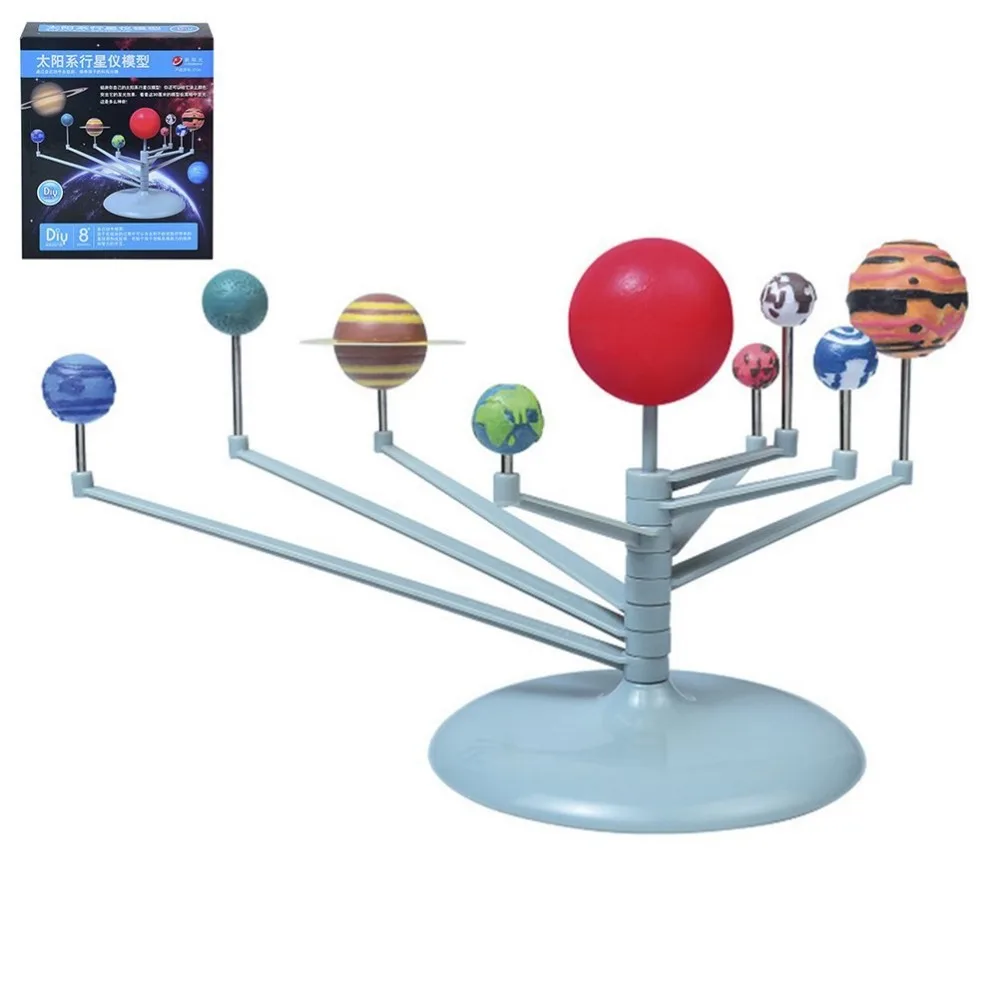 TopSun Новый Дизайн 9 Планета Солнечной Системы DIY Живопись Игрушки Науки