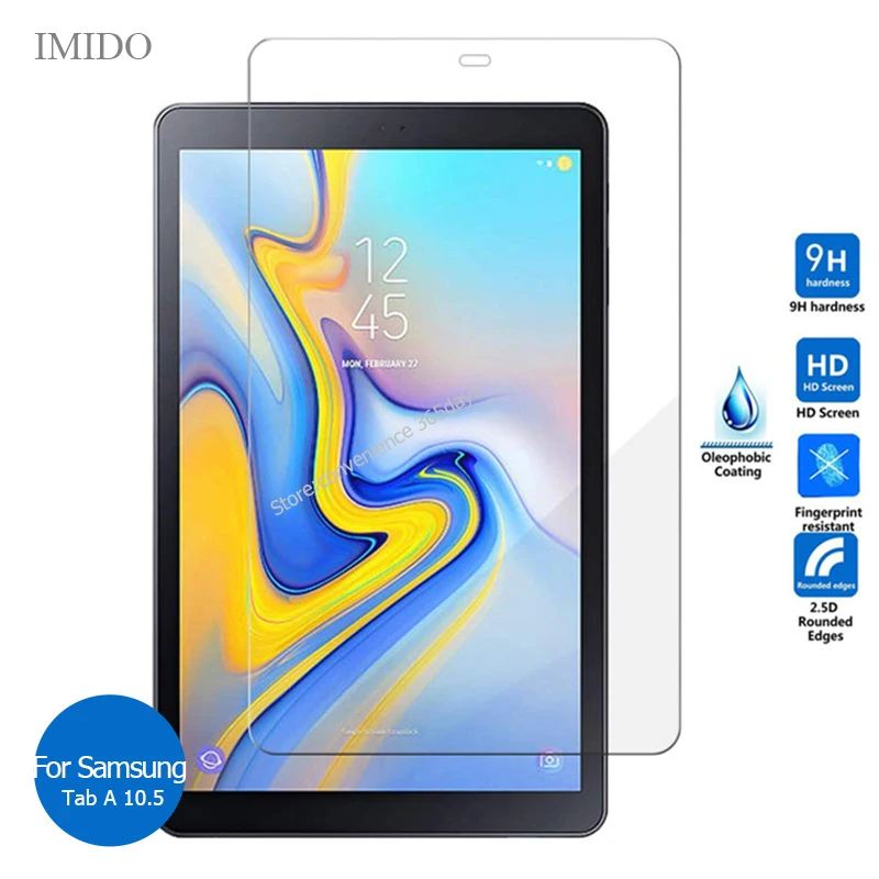 Для Samsung Galaxy Tab A 10 5 Защитная пленка для экрана из закаленного стекла 9h защитная на