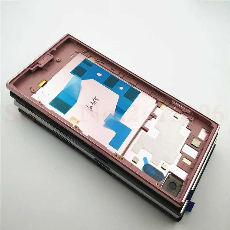 Для sony Xperia XZ F8332 F8331 корпус крышка батареи задняя крышка Шасси рамка задняя крышка чехол Корпус с логотипом