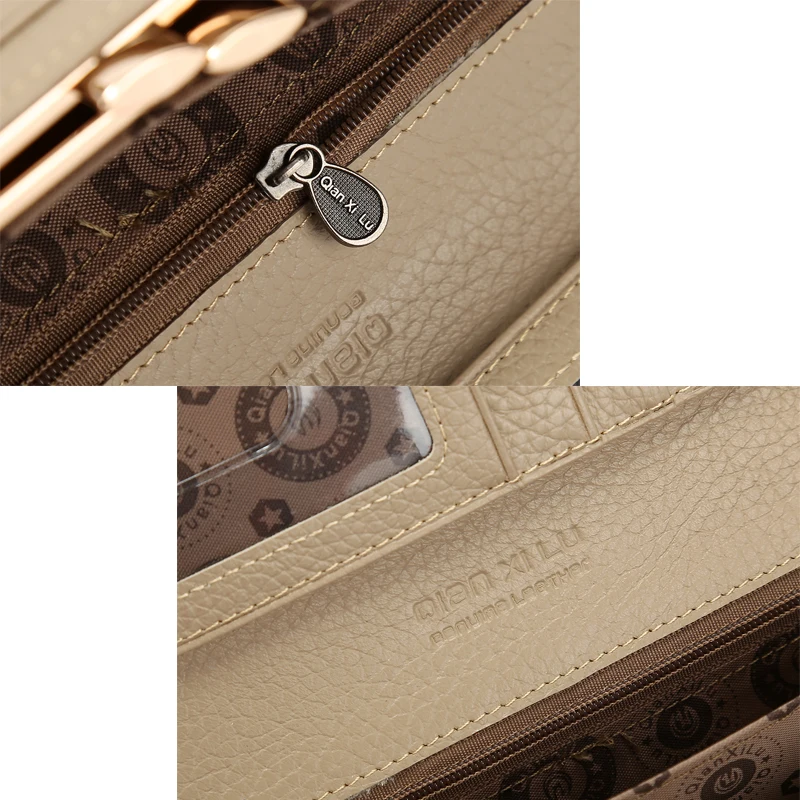 

New Wedding Wallets Brand Design High Quality Leather Long Wallet Female Hasp Fashion Alligator Women Wallet And Purses
