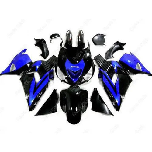 Style9 Инжекционный обтекатель антиблокировочной системы комплект кузов для Kawasaki Ninja ZX14R ZX14 ZZR1400 06-11 2006-2011 - Цвет: Style9