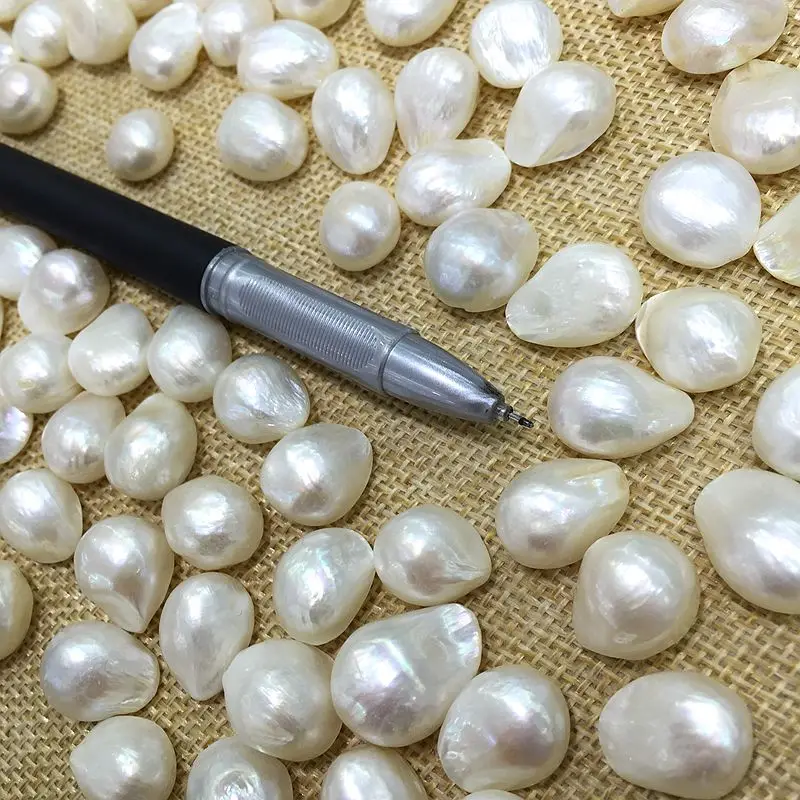 Популярные серьги гвоздики из натурального пресноводного жемчуга в стиле