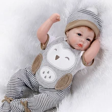 Настоящий bebes reborn оригинальный npk Dolls 50 см силиконовые куклы