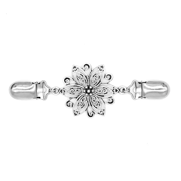 Metal retro flower button clip buckle for shirt dress sweater decorative buttons garment pin brooch DIY sewing clothing | Дом и сад