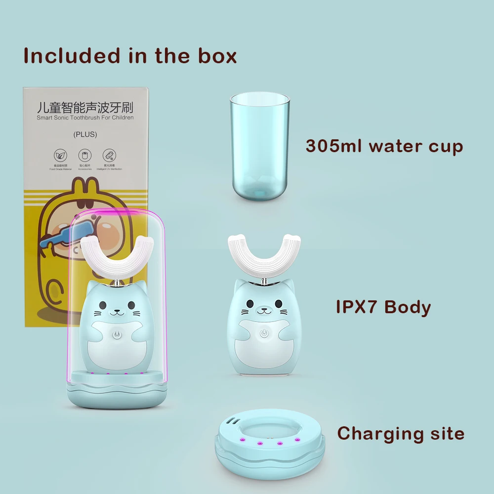 Семейный дорожный набор электрическая зубная щетка перезаряжаемая