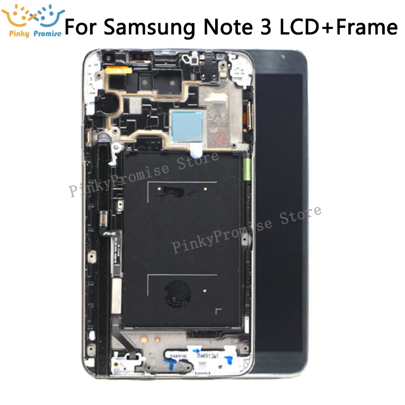 ЖК-дисплей 5 7 дюйма для Samsung Galaxy Note 3 Note3 N9005 сенсорный экран дигитайзер с рамкой N9002