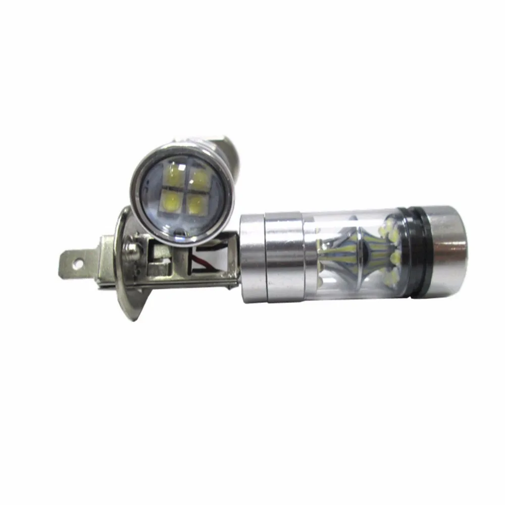 2 предмета в комплекте H1 H3 100W CREE Чип светодиодный проектор Противотуманные фары
