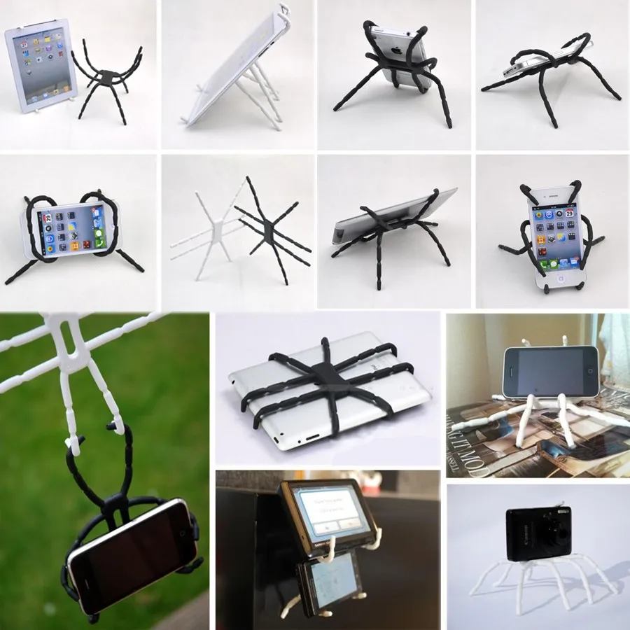 Универсальный держатель для телефона HORUG Spider iPhone X Xs 8 7 6 Plus автомобильный в