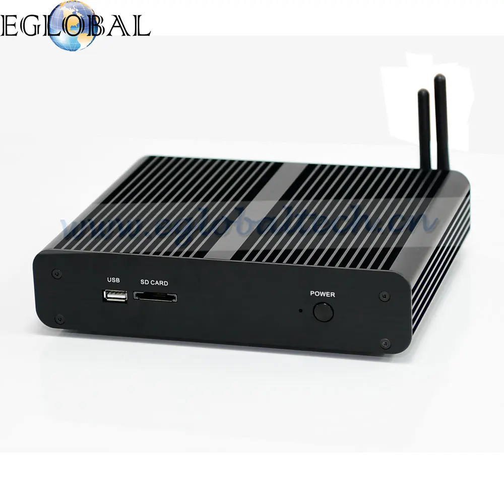 Мини ПК Eglobal 7 поколения без вентилятора Core I7 7500U Max 3 5G Barebone Windows 10 неттоп 4K VGA HDMI HTPC