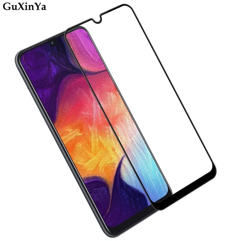 Защитное стекло для экрана Samsung Galaxy A10 закаленное с полным покрытием A105F |