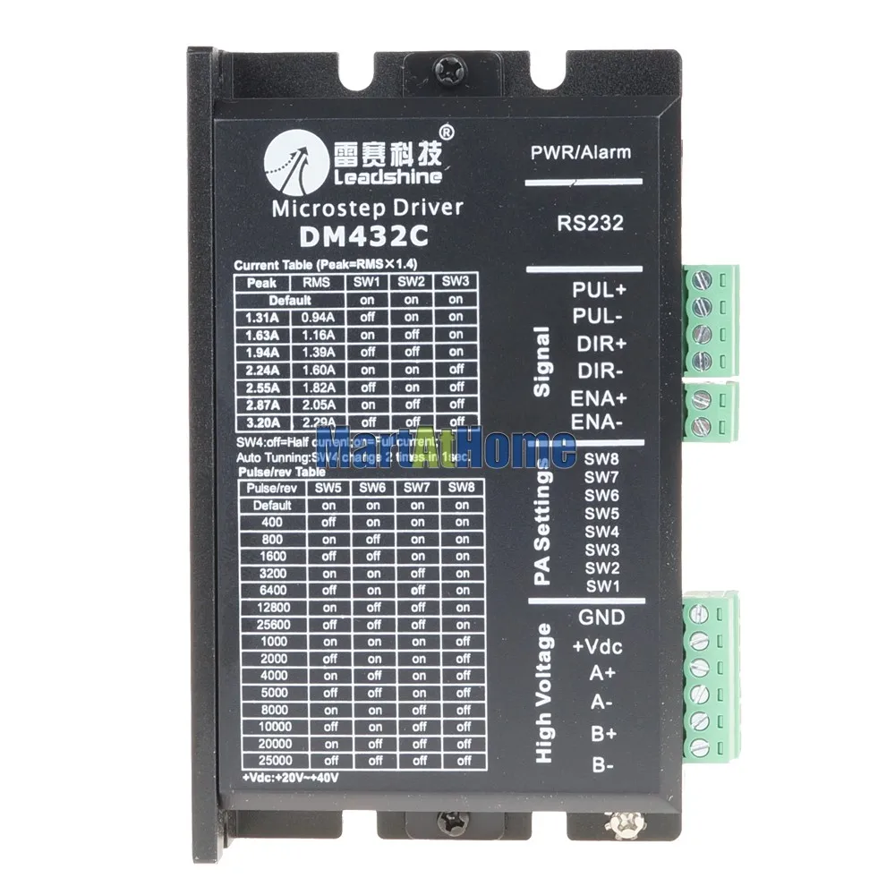 Новый Leadshine DM432C CNC цифровой шаговый двигатель контроллер привода 40VDC/3.2A # SM018 @ CF |