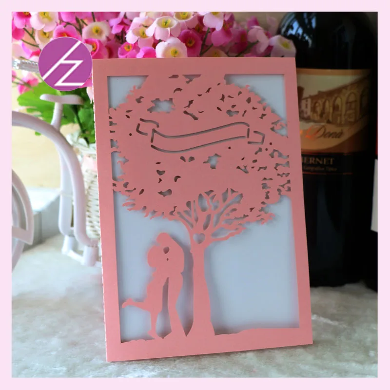 Бесплатная печать Персонализированные вырезки в форме любовного дерева