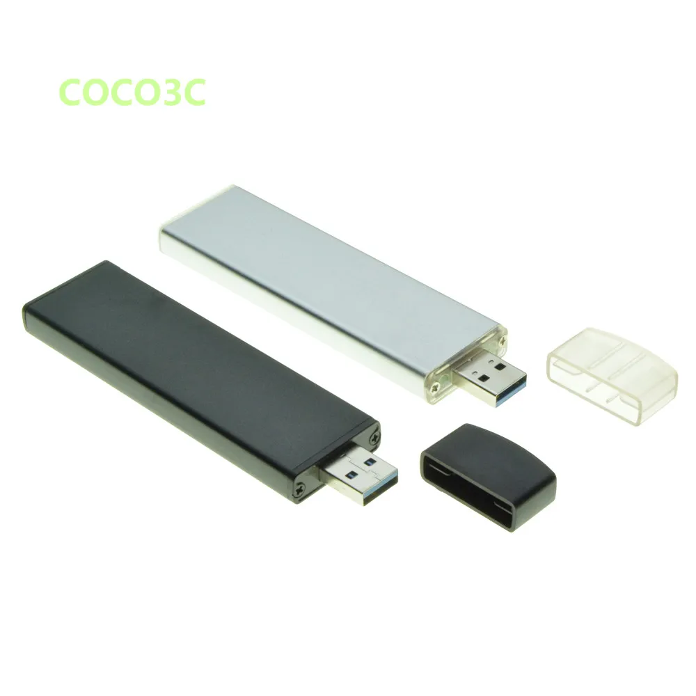 Мини Портативный M.2 SSD мобильный ящик USB 3,0 к M.2 SSD чехол USB3.0 к NGFF B Ключ Адаптер B+ M ключ M2 SATA SSD корпус