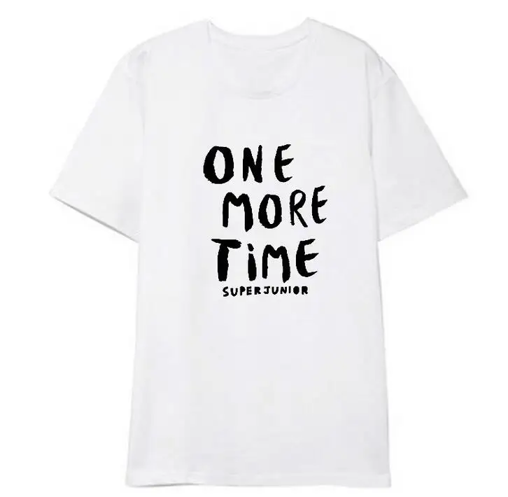 Футболка унисекс с короткими рукавами и круглым вырезом надписью one more