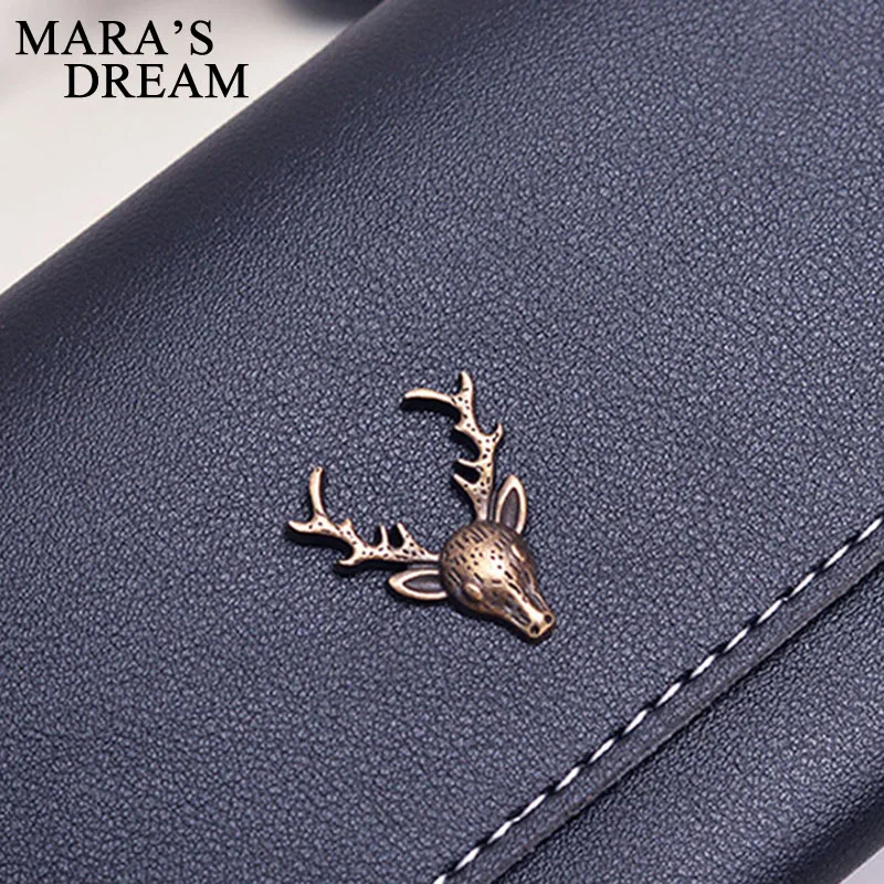 Mara's Dream 2019 клатч кошельки женские из искусственной кожи Длинные Девушки Олень