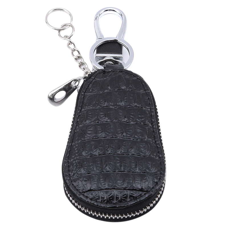 Fashion Hot Unisex Genuine Leather Key Wallet Men And Women Zipper Keys Pouch Gourd Car Ring Storage Case 5 Colors | Багаж и сумки