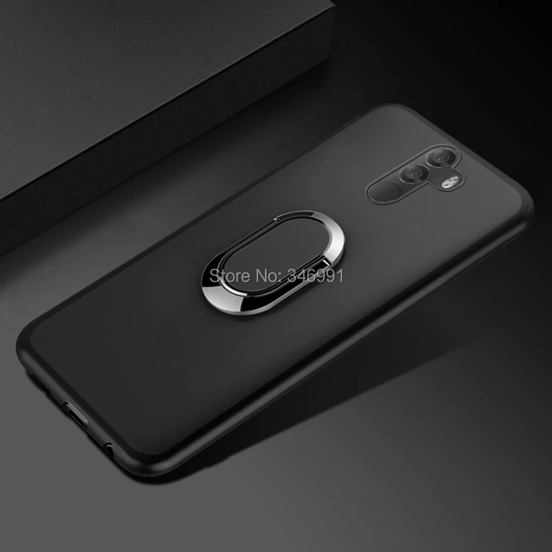 DOOGEE BL12000 Funda Для DOOGEE BL 12000 чехол 6," мягкий черный силиконовый магнитный автомобильный держатель кольцо чехол Для DOOGEE BL12000 чехол s