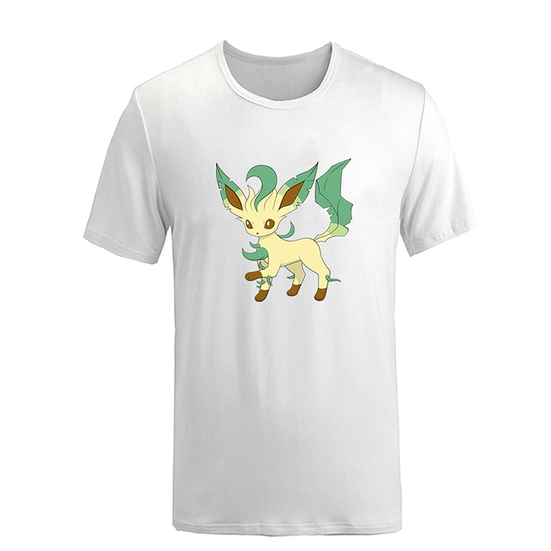 Мужская футболка с рисунком из мультфильма umbreon Sylveon leafeon pokemon jolteon хлопковая