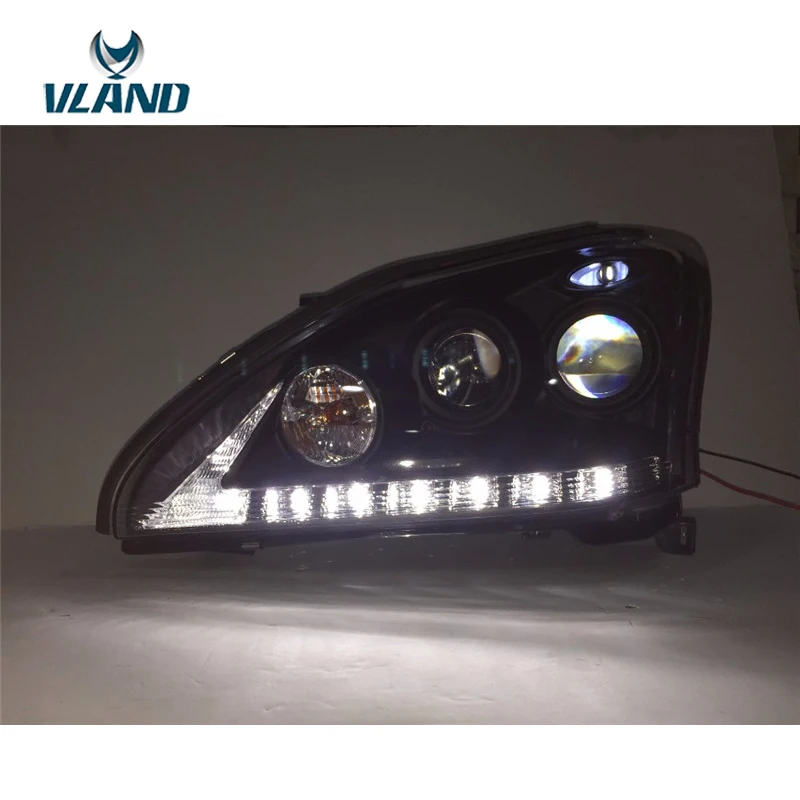 VLAND Factopry для автомобиля фара Lexus RX350 2004 2005 2006 2009 светодиодный DRL H7 ксеноновая лампа |