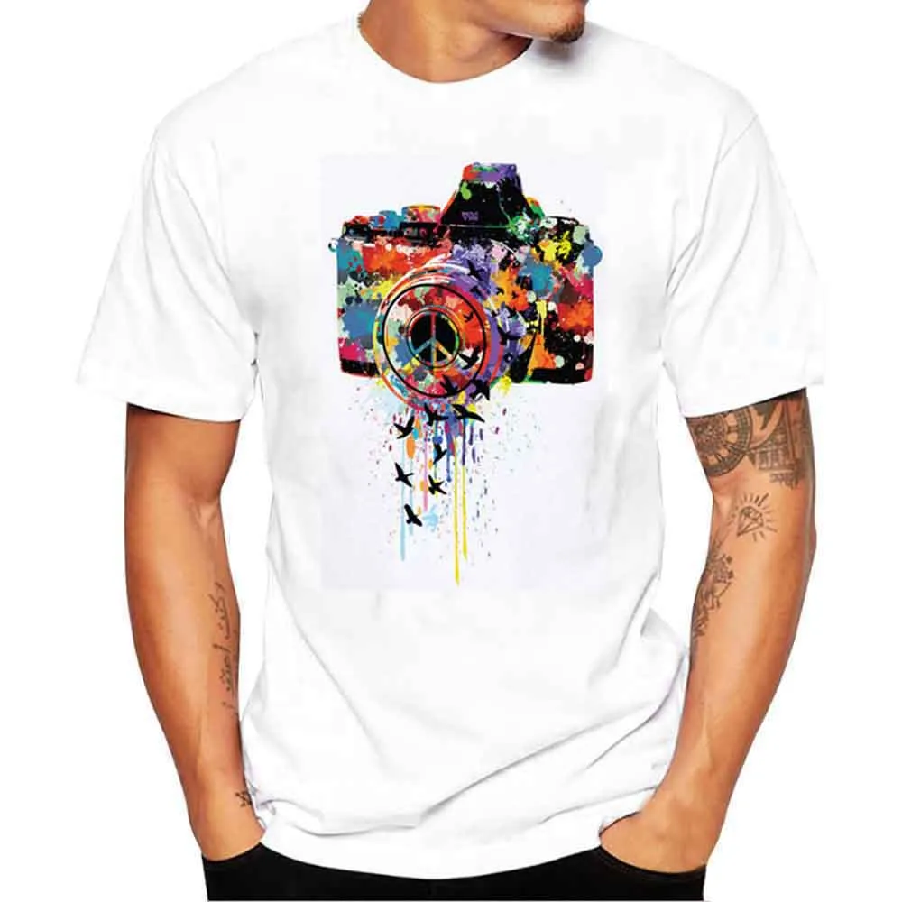 Бесплатная Страусиная Новая модная футболка в стиле Харадзюку Повседневная