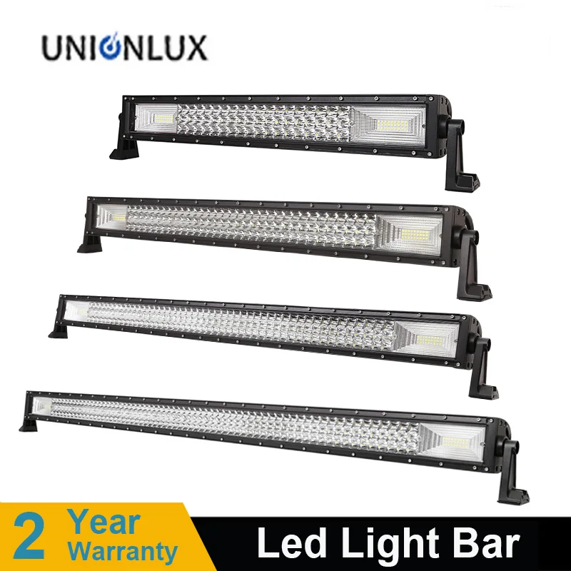 

Triple Row 22" 32'' 42'' 52'' Straight LED Light Bar Offroad Led Bar Spot Flood Beam Led Work Light Bar 12v 24v For Truck Cars