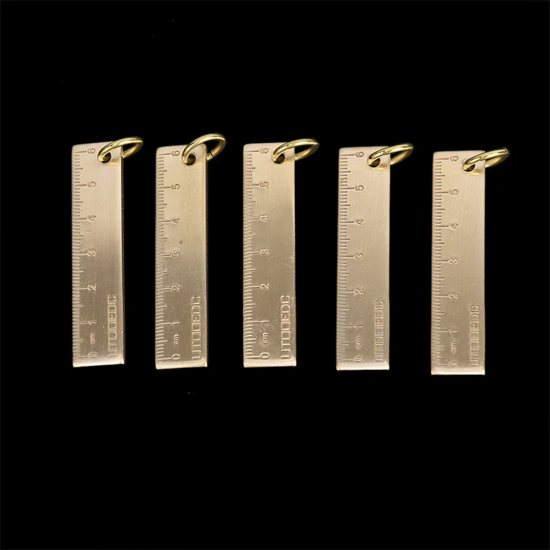 1 шт. инструменты для кемпинга на открытом воздухе линейка латунная шкала