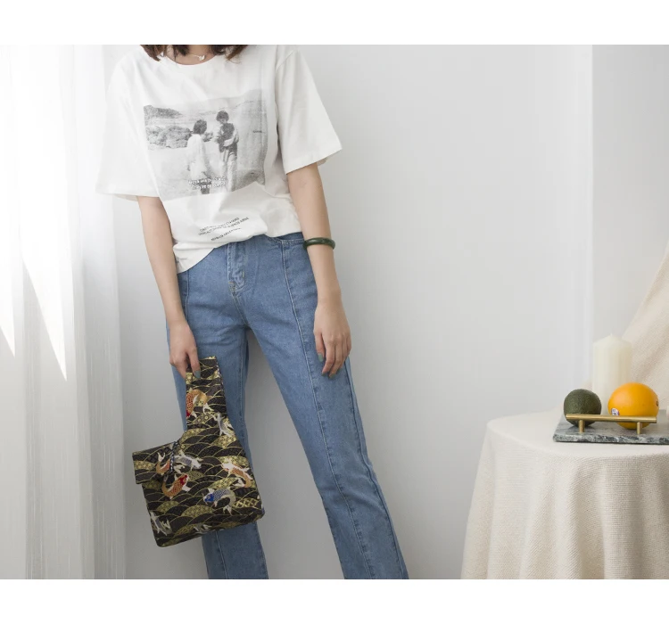 Пляжная женская сумка через плечо тоут Дамская ручная холщовая большая