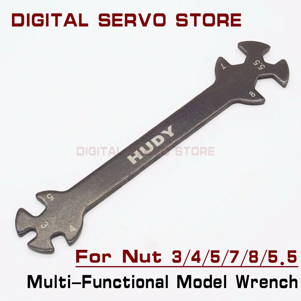 1pc 6 in 1 RC Hudy Special Tool Wrench 3/4/5/5.5/7/8MM for Turnbuckles &amp Nuts Car Adjustment | Parts Accs