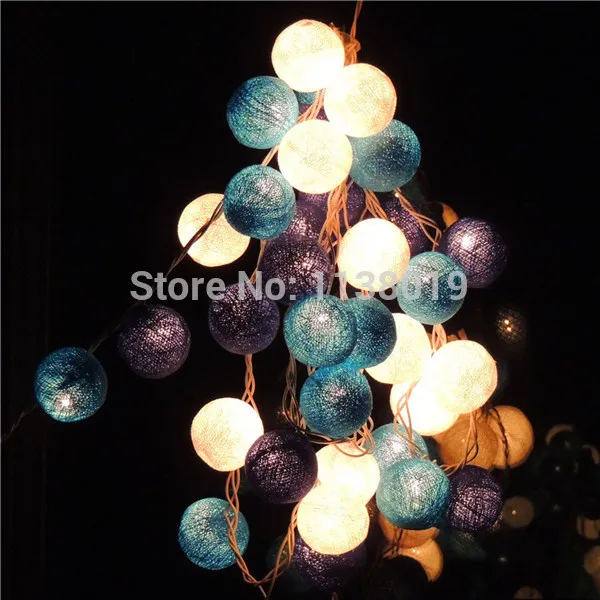 Гирсветильник да из 20 шт. хлопковых шариков сказочный Декор вечерние НКИ свадьбы