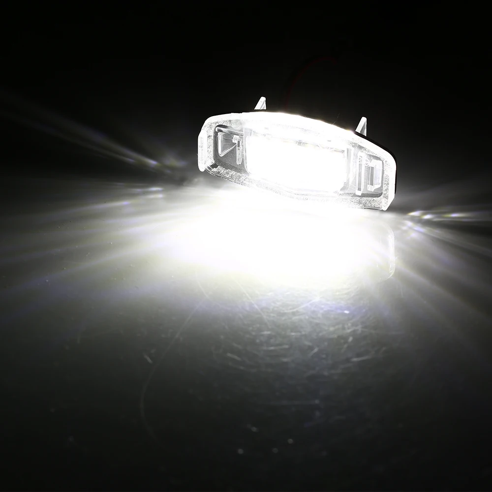 2 шт. белый 18SMD светодиодный номерной знак светильник для Honda Civic EM2/ES7 City Legend Accord Acura