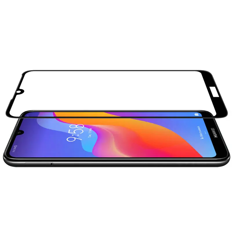 Полное покрытие экрана протектор стекло для Huawei Honor 8A закаленное Play защитная