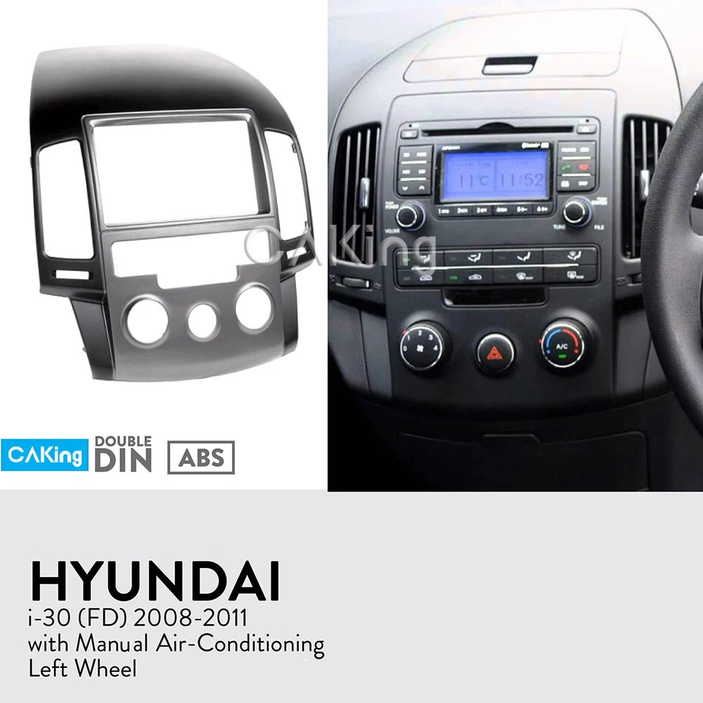 Автомобильная Радио панель для HYUNDAI i-30(FD) 2008-2011(Руководство Aircon) приборная пластина для приборной панели