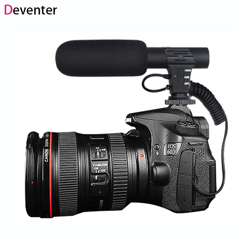 Микрофон HD 3 5 мм конденсаторный микрофон Фото аксессуары для DSLR камеры
