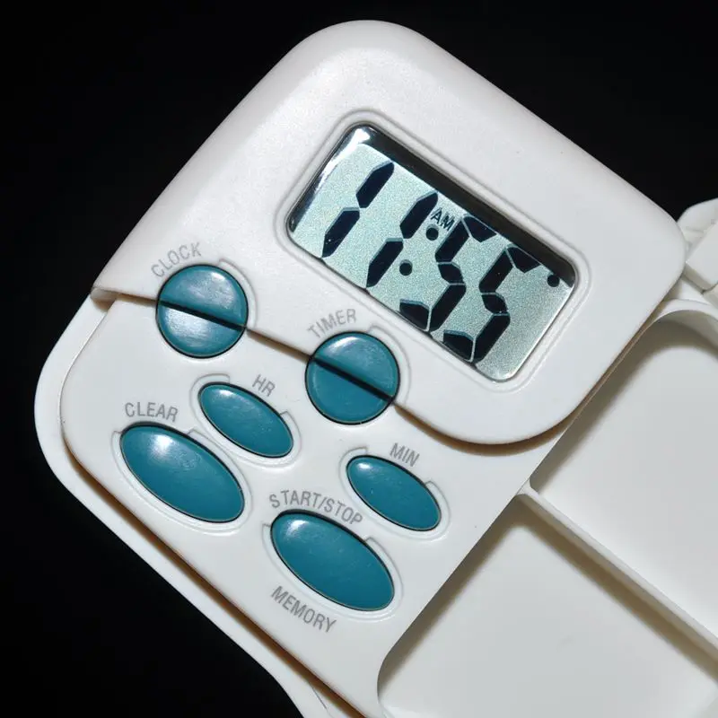 Умный чехол для таблеток с таймером и отсек ежедневная электронная медицина