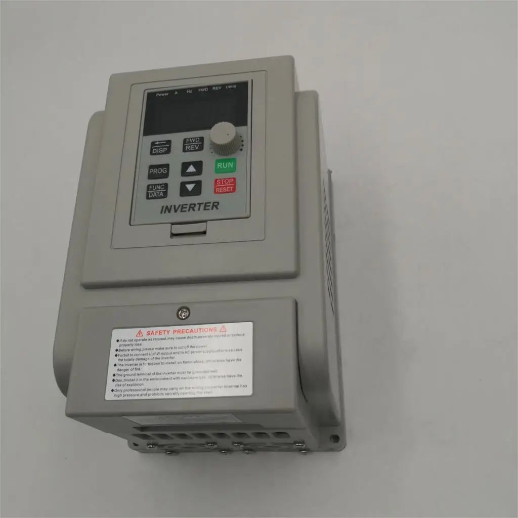 2.2kw 0,45 кВт/0,75 кВт/1.5кВт/2.2квт AT2 VFD однофазный 220 В и однофазный преобразователь частоты привод однофазный двигатель скорость - Цвет: 2.2kw