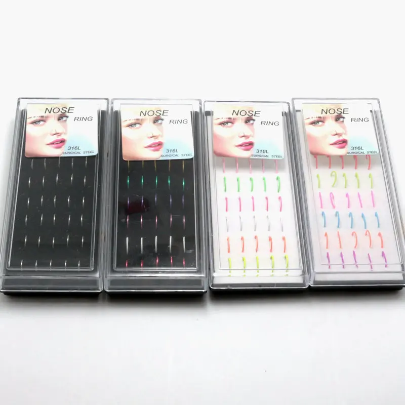 40/60 шт./комплект круглые серьги из хирургической стали | Украшения и аксессуары