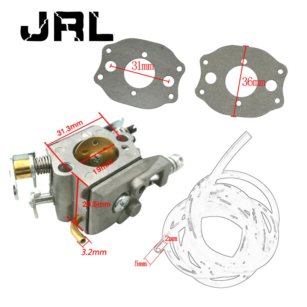 

Carburetor & Fuel Line Gasket Fits Husqvarna 136 137 141 142 Chainsaw