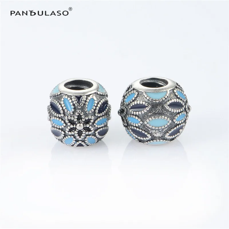 100% 925 стерлингового серебра ювелирные изделия из бисера Подходит европейский
