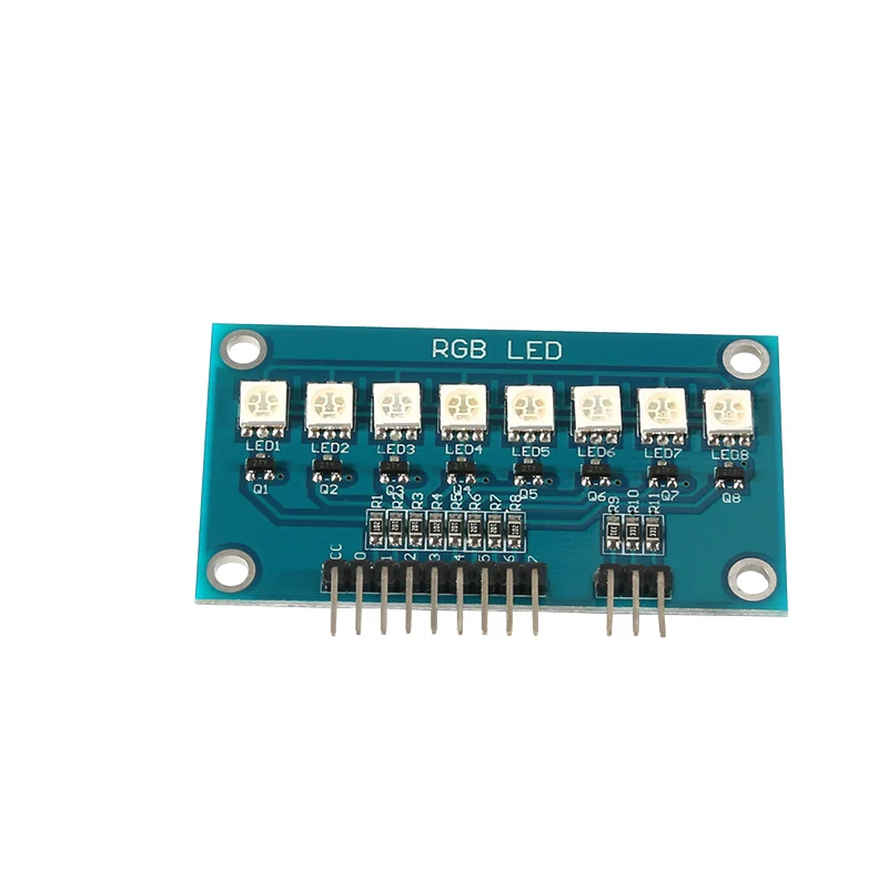 10 шт./лот 5050 RGB полноцветный светодиодный/вода модуль лампы микроконтроллер