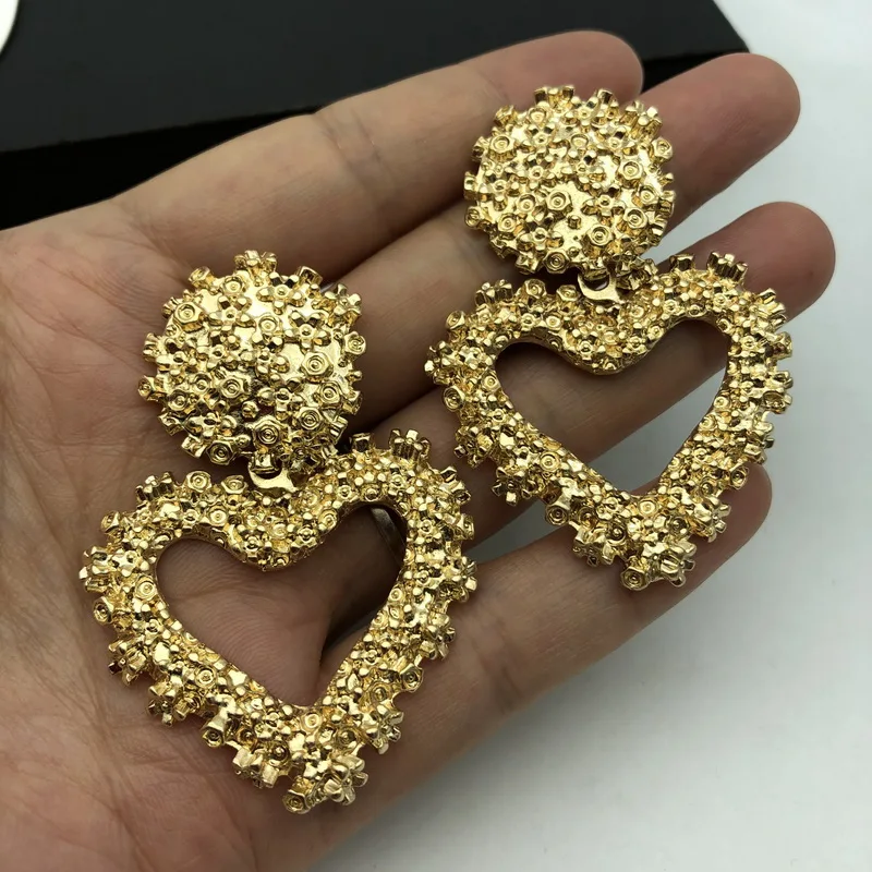 Серьги F.J4Z из золотистого сплава для женщин геометрические круглые серьги в