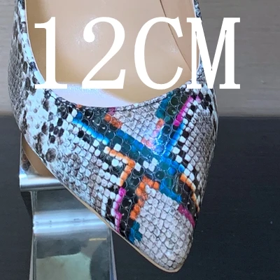 sewen4 12cm 8/10/12 сантиметров Лакированная кожа, острый носок, женская обувь Туфли-лодочки женские модельные туфли Обувь на высоких каблуках свадебные туфли женские вечерние туфли-лодочки обувь на танкетке; на высоком каблуке - Цвет: sewen4 12cm