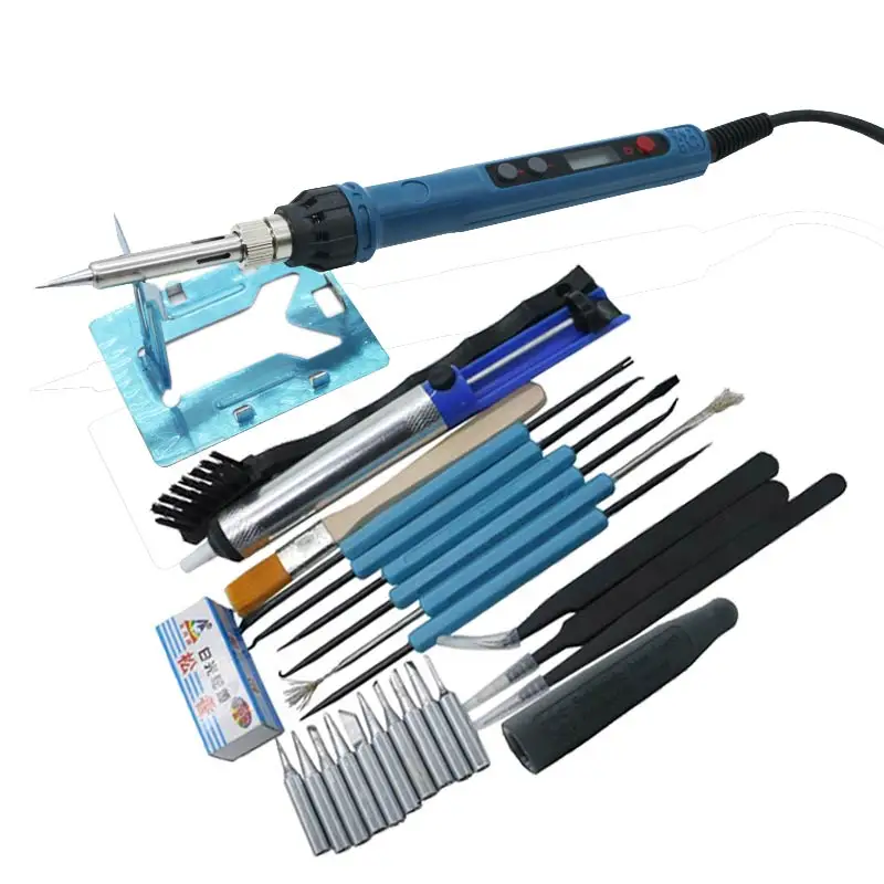 D60 with tools Newes CXG 110 V/220 V EU/US D60W/D90W с функцией сна паяльник lcd цифровой с новой технологией hearter - Цвет: D60 with tools