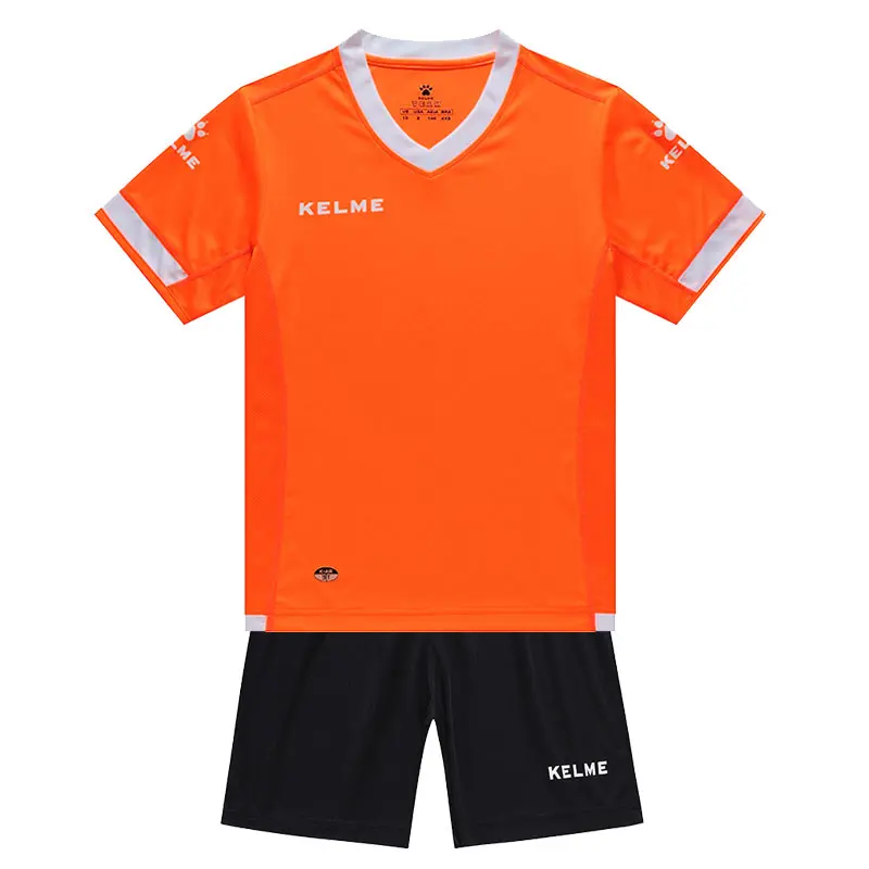 Командные футбольные наборы KELME KID'S трикотажные шорты с короткими рукавами для