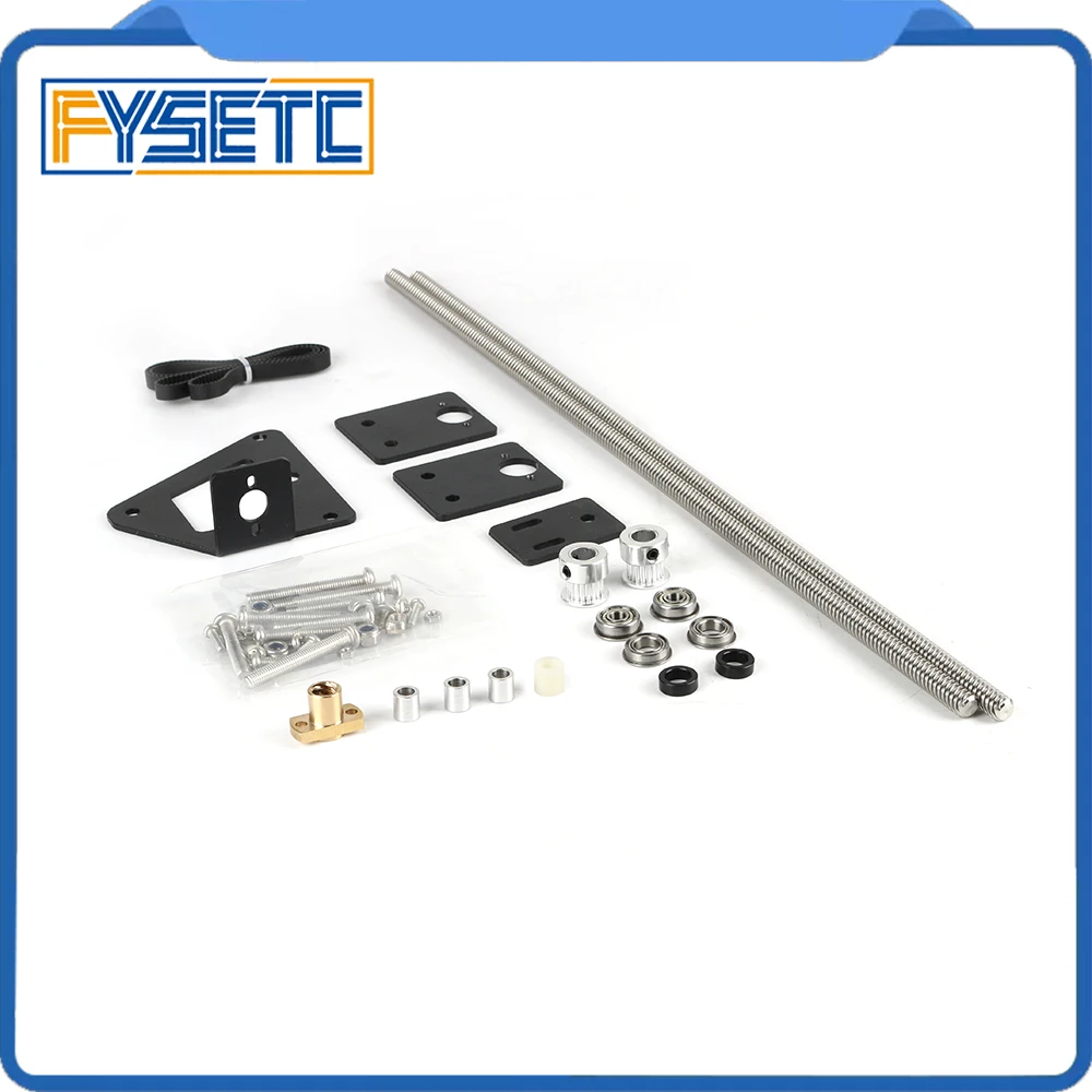 3d принтер Часть двойной Z axis Upgrade Kit двойной Z натяжной шкив набор для Creality Ender-3 3d принтер одномоторный двойной Z axis
