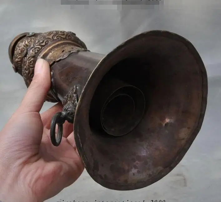 Старая китайская династия чистый Бронзовый музыкальный инструмент мелодия