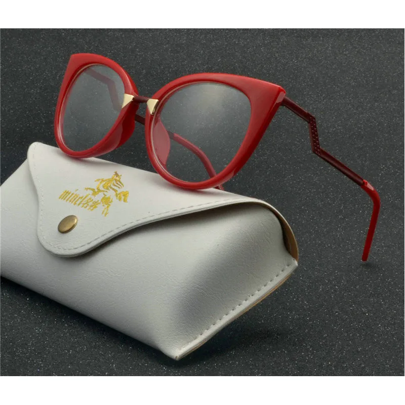 2018 модные дизайнерские очки для чтения в стиле ретро с диоптриями женщин кошачий